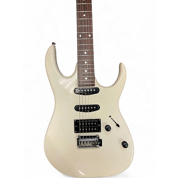 Used Ibanez EX SERIES WHITE Solid Body Electric Guitar