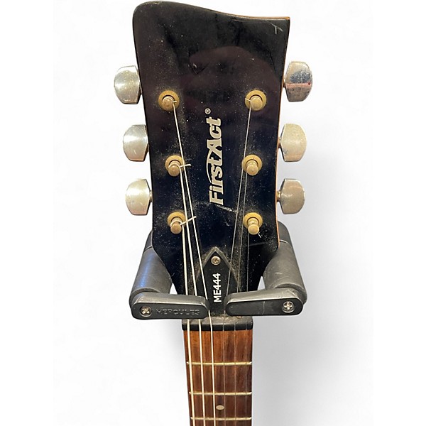 Used First Act ME444 BLACK WITH FLAMES Solid Body Electric Guitar