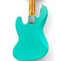 Used Squier 40th Anniversary Jazz Vintage Edition Satin Seafoam Green Electric Bass Guitar