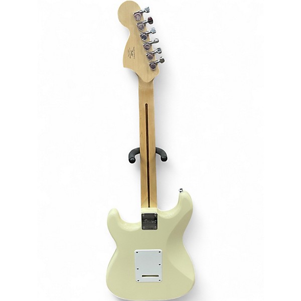 Used Squier Affinity Stratocaster Vintage White Solid Body Electric Guitar