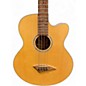 Used Dean Performer Bass CE Natural Acoustic Bass Guitar