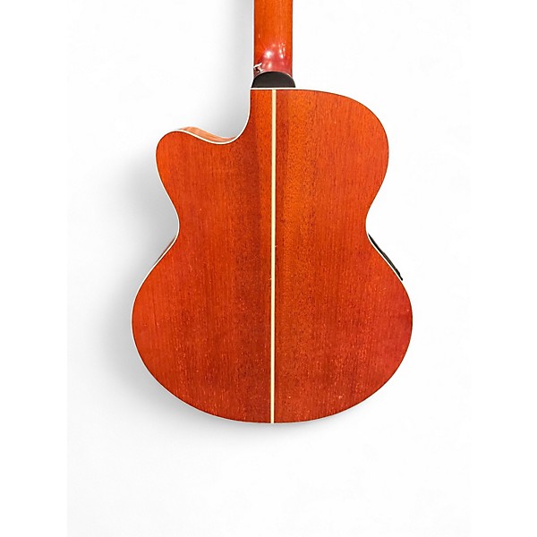 Used Dean Performer Bass CE Natural Acoustic Bass Guitar