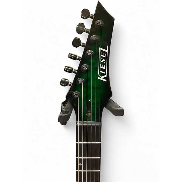 Used Kiesel DC600 Emerald Burst Solid Body Electric Guitar