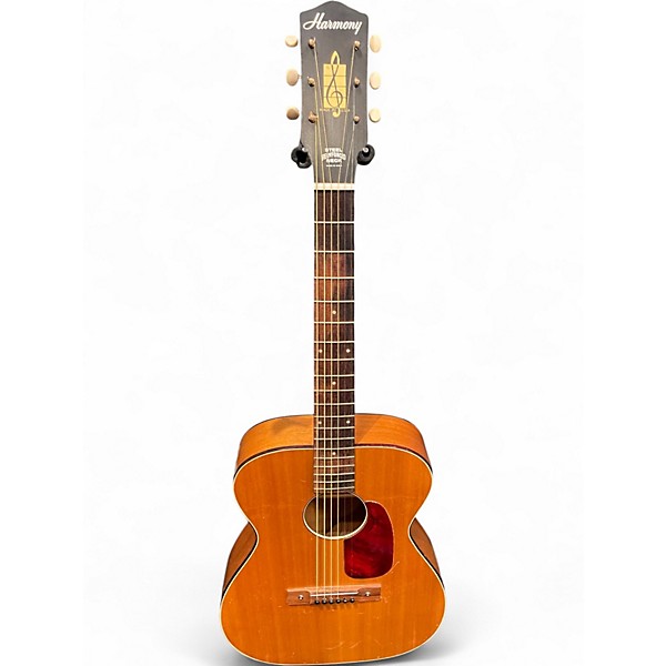 Used Harmony H162 Natural Acoustic Guitar