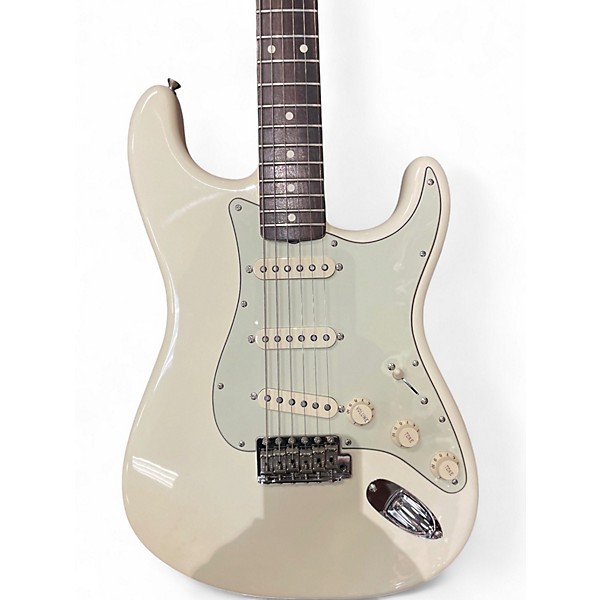 Used 2007 Fender Vintage Hot Rod 62 Stratocaster Olympic White Solid Body Electric Guitar