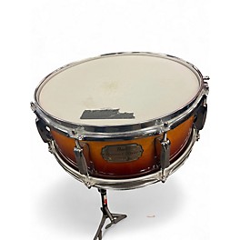 Used Pearl 6in SESSION CUSTOM SNARE 2 Tone Sunburst Drum