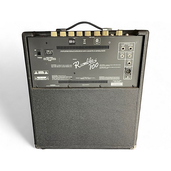 Used Fender Rumble 100 1x15 100W Bass Combo Amp