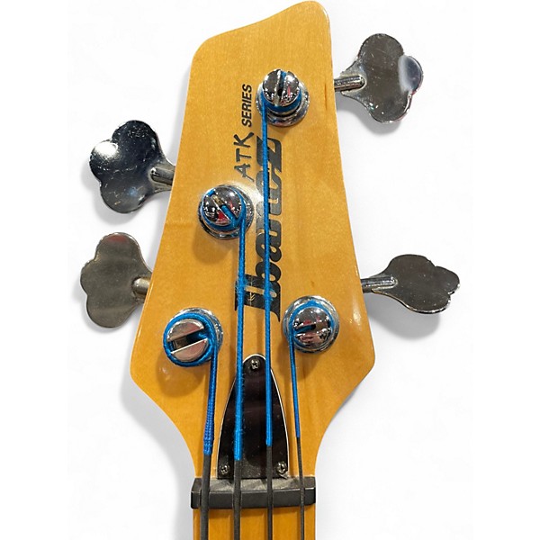 Used Ibanez ATK300 2 Tone Sunburst Electric Bass Guitar