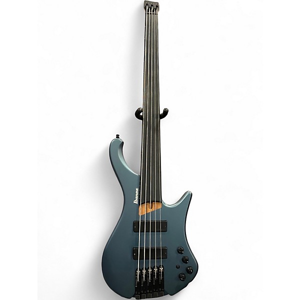 Used Ibanez EHB1005F FRETLESS ARCTIC OCEAN MATTE Electric Bass Guitar