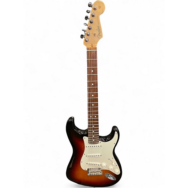 Used Fender American Standard Stratocaster 3 Color Sunburst Solid Body Electric Guitar