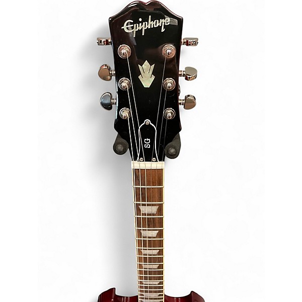 Used 2025 Epiphone SG Standard Cherry Solid Body Electric Guitar