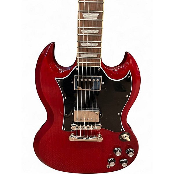 Used 2025 Epiphone SG Standard Cherry Solid Body Electric Guitar