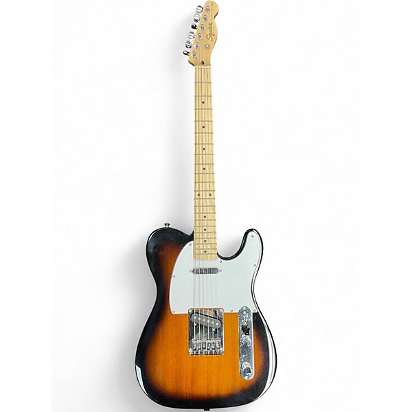 Used Squier Affinity Telecaster 2 Tone Sunburst Solid Body Electric Guitar