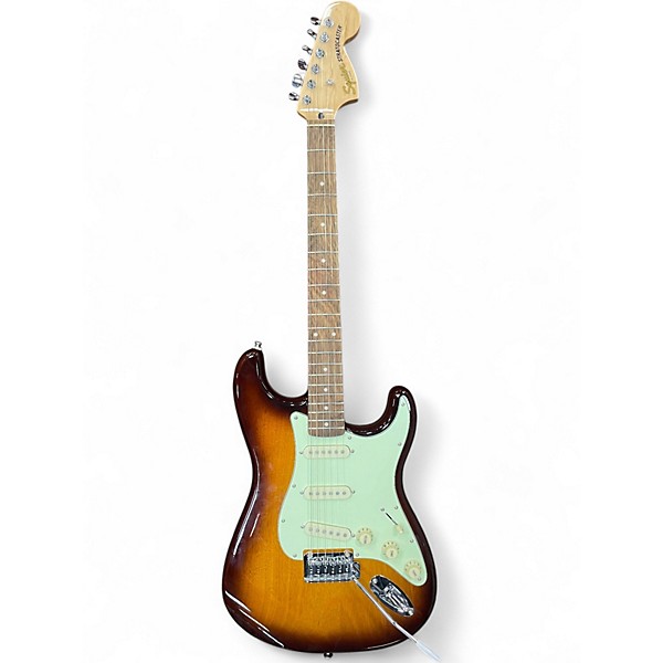 Used Squier Stratocaster Limited Edition Affinity Honey Burst Solid Body Electric Guitar