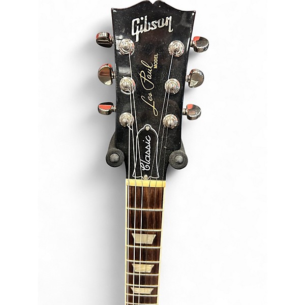 Used 2023 Gibson Les Paul Classic Black Solid Body Electric Guitar
