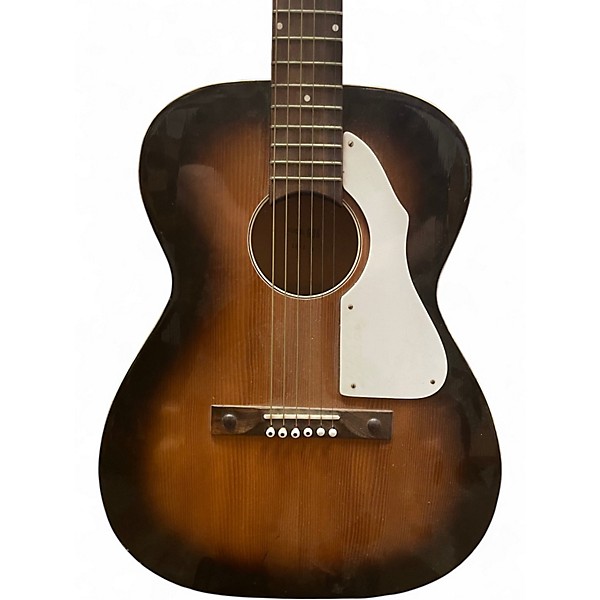 Used Silvertone 698 Vintage Sunburst Acoustic Guitar