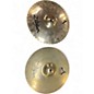 Used Zildjian 14in A Custom Mastersound Hi Hat Pair Cymbal