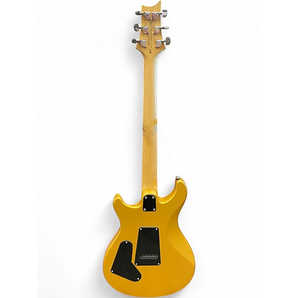 Used PRS SE CE Custom 24 Satin Gold Metallic Solid Body Electric Guitar