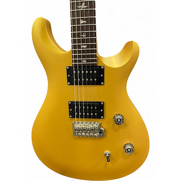 Used PRS SE CE Custom 24 Satin Gold Metallic Solid Body Electric Guitar