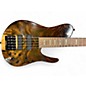Used Zeline Singlcut Custom 5 Natural Electric Bass Guitar