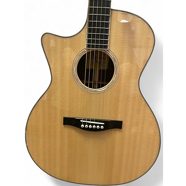 Used Eastman ac422cel Natural Acoustic Electric Guitar