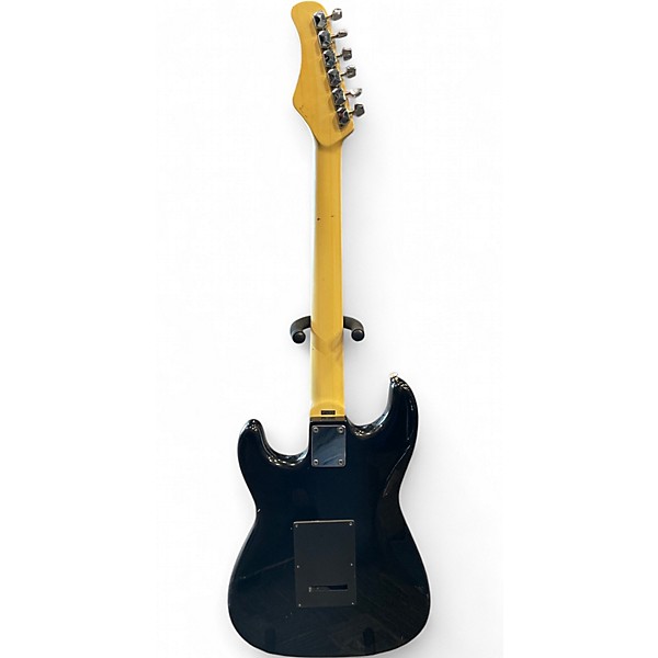 Used Hondo II S-Style Black Electric Guitar