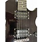 Used Epiphone Les Paul Special II Trans Black Solid Body Electric Guitar
