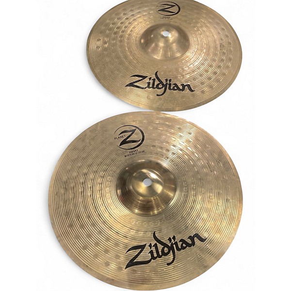 Used Zildjian 13in Planet Z Hi Hat Pair Cymbal