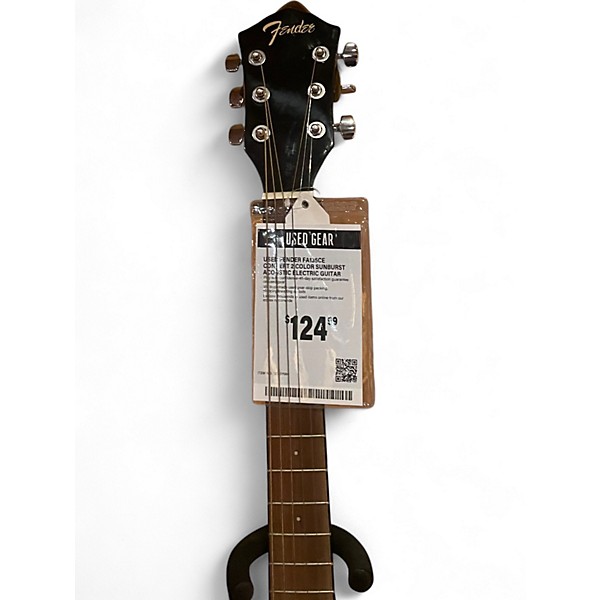 Used Fender FA135CE Concert 2 Color Sunburst Acoustic Electric Guitar