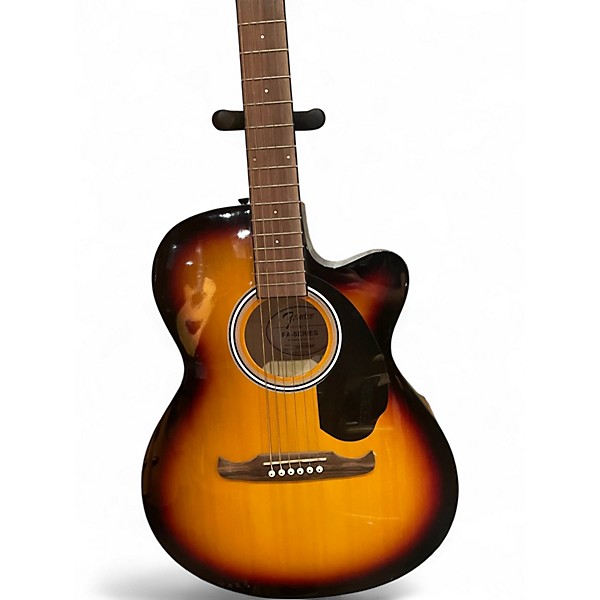Used Fender FA135CE Concert 2 Color Sunburst Acoustic Electric Guitar