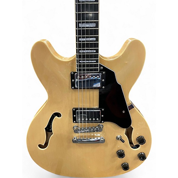Used Grote 335-Style Natural Hollow Body Electric Guitar