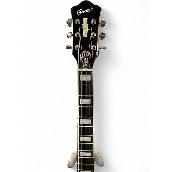Used Grote 335-Style Natural Hollow Body Electric Guitar