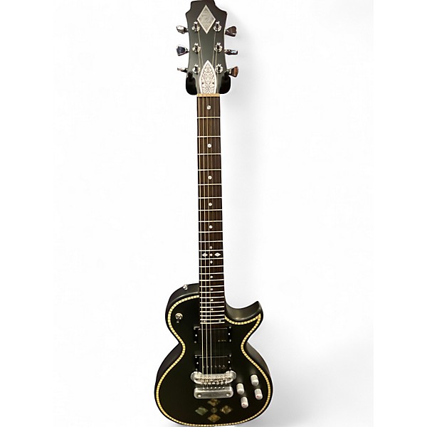 Used Zemaitis CS24 SU Black and Gold Solid Body Electric Guitar