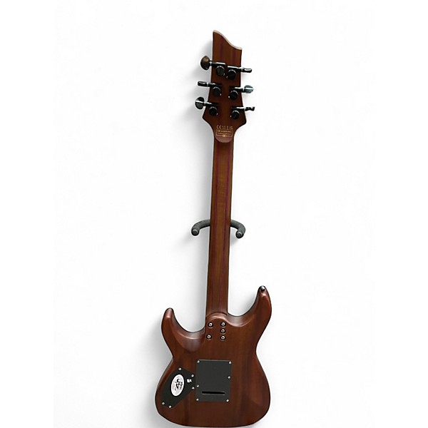 Used Schecter Guitar Research Schecter C-1 Exotic Ebony Natural Satin Solid Body Electric Guitar