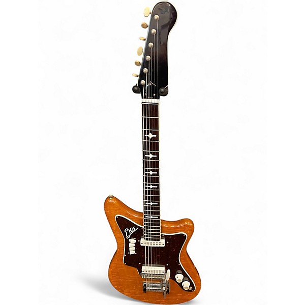 Vintage 1960s EKO 500 Natural Solid Body Electric Guitar