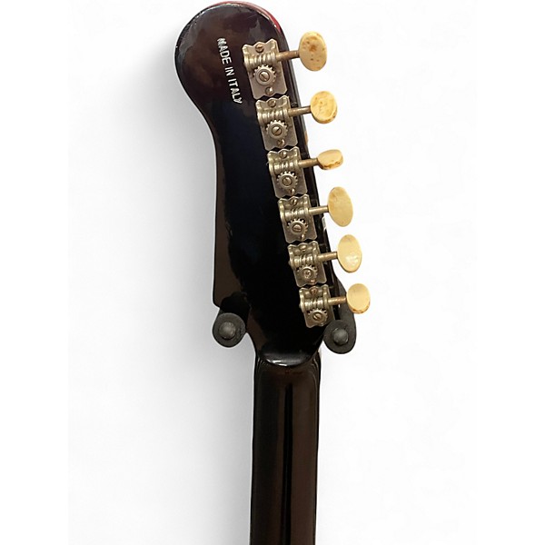 Vintage 1960s EKO 500 Natural Solid Body Electric Guitar