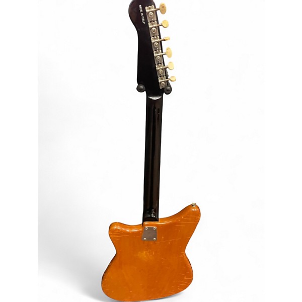 Vintage 1960s EKO 500 Natural Solid Body Electric Guitar