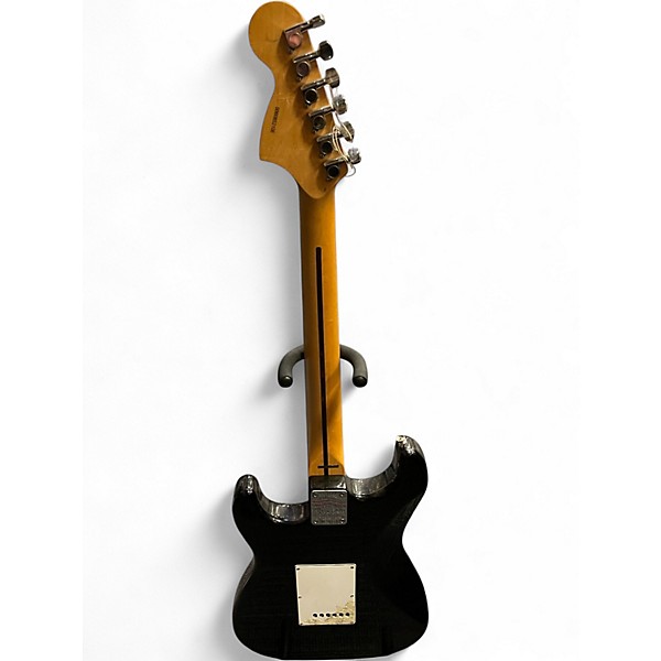 Used Starcaster by Fender Stratocaster BLACK SPARKLE Solid Body Electric Guitar