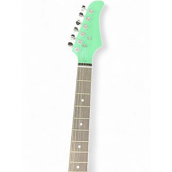 Used Miscellaneous PARTSCASTER S GREEN Solid Body Electric Guitar