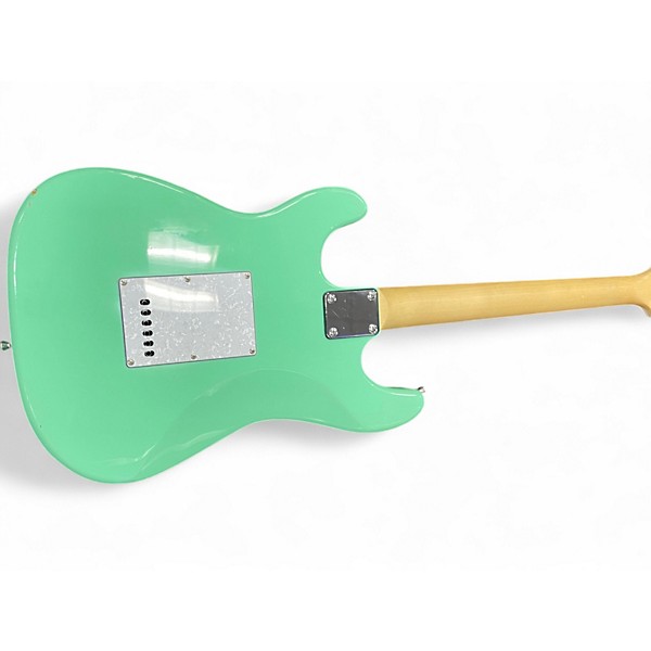 Used Miscellaneous PARTSCASTER S GREEN Solid Body Electric Guitar