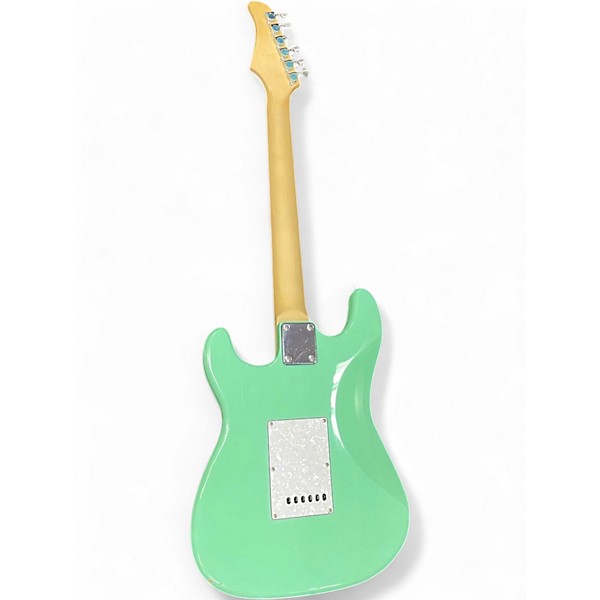 Used Miscellaneous PARTSCASTER S GREEN Solid Body Electric Guitar