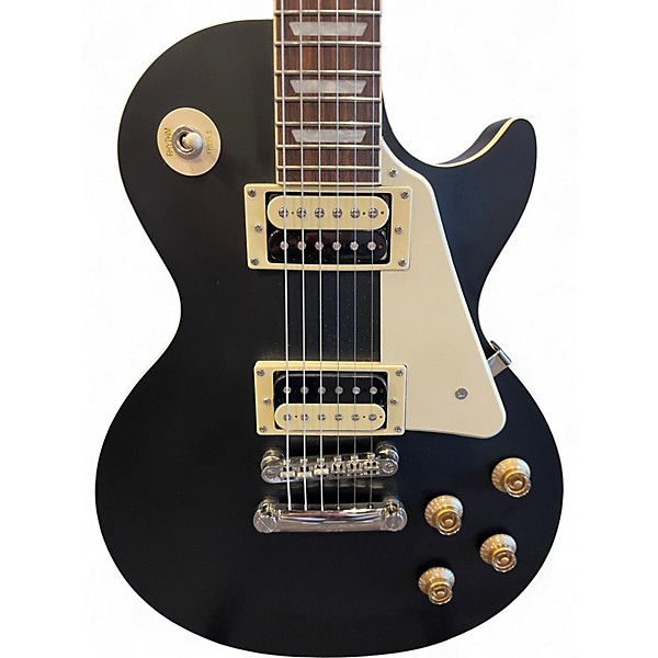 Used Epiphone Les Paul Traditional Pro IV Black Solid Body Electric Guitar