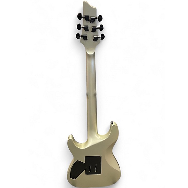 Used Schecter Guitar Research Diamond Series Stealth C1 FR Satin Silver Solid Body Electric Guitar