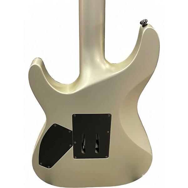 Used Schecter Guitar Research Diamond Series Stealth C1 FR Satin Silver Solid Body Electric Guitar