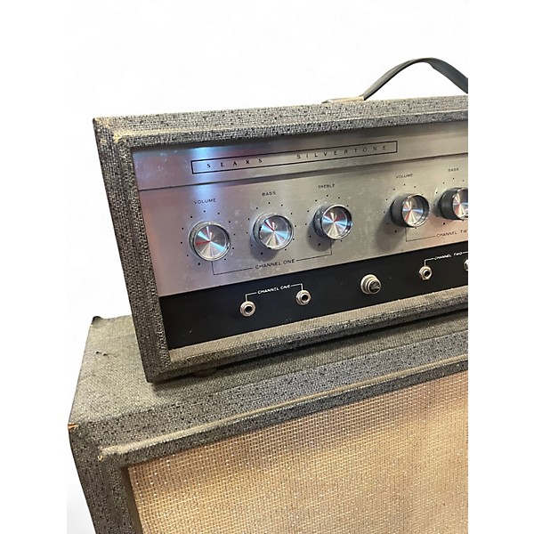 Vintage 1966 Silvertone Twin Twelve Tube Guitar Combo Amp