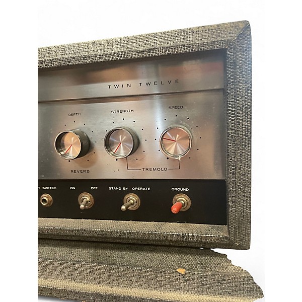 Vintage 1966 Silvertone Twin Twelve Tube Guitar Combo Amp