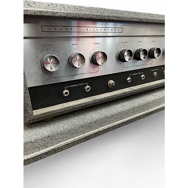 Vintage 1966 Silvertone Twin Twelve Tube Guitar Combo Amp