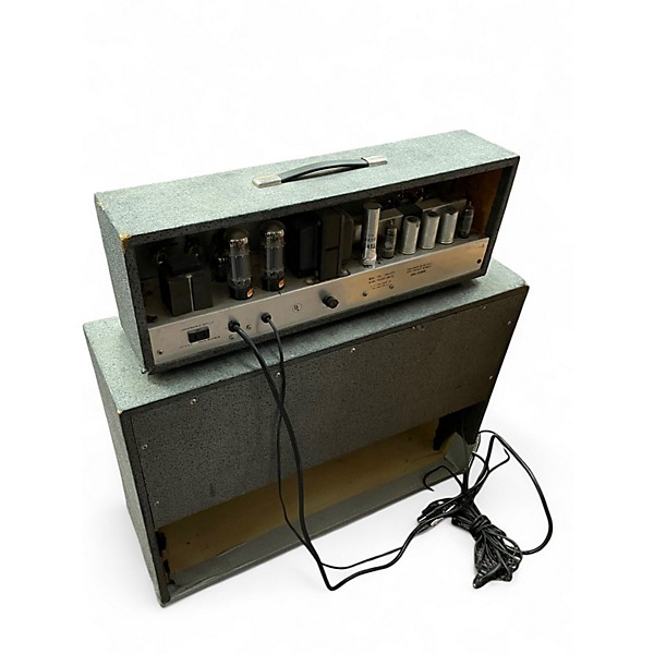 Vintage 1966 Silvertone Twin Twelve Tube Guitar Combo Amp