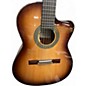 Used Alvarez AC610HCESHB 2 Color Sunburst Classical Acoustic Electric Guitar