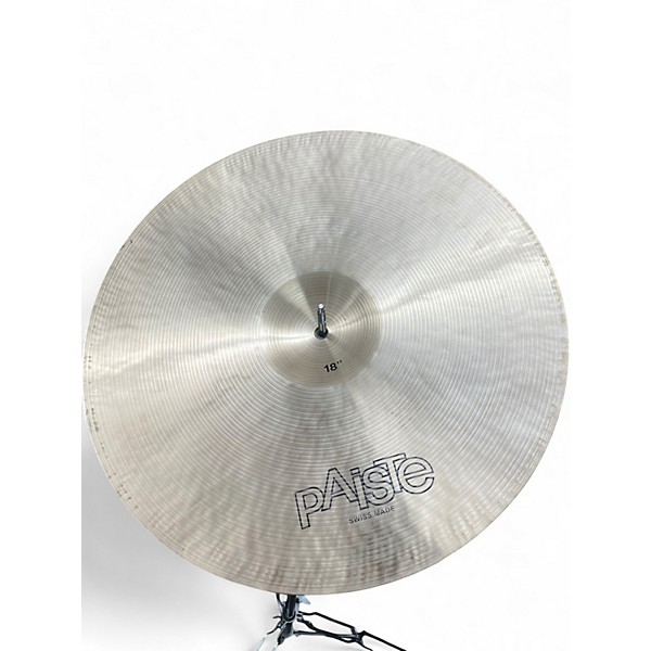 Used Paiste 18in Formula 602 Thin Crash Cymbal